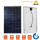 Panel solar polivinílico 5BB de 285 vatios